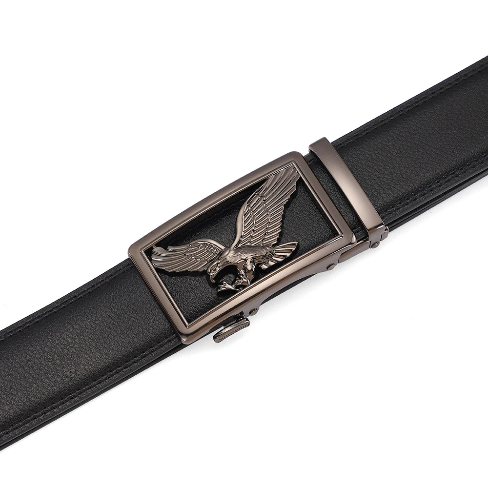 Hulløst skinnbelte med ørnemotiv