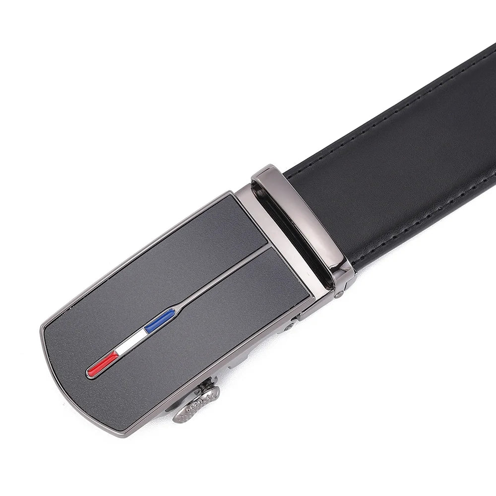 Skinnbelte uten hull med metallspenne - Elegant