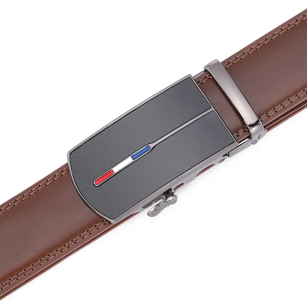 Skinnbelte uten hull med metallspenne - Elegant